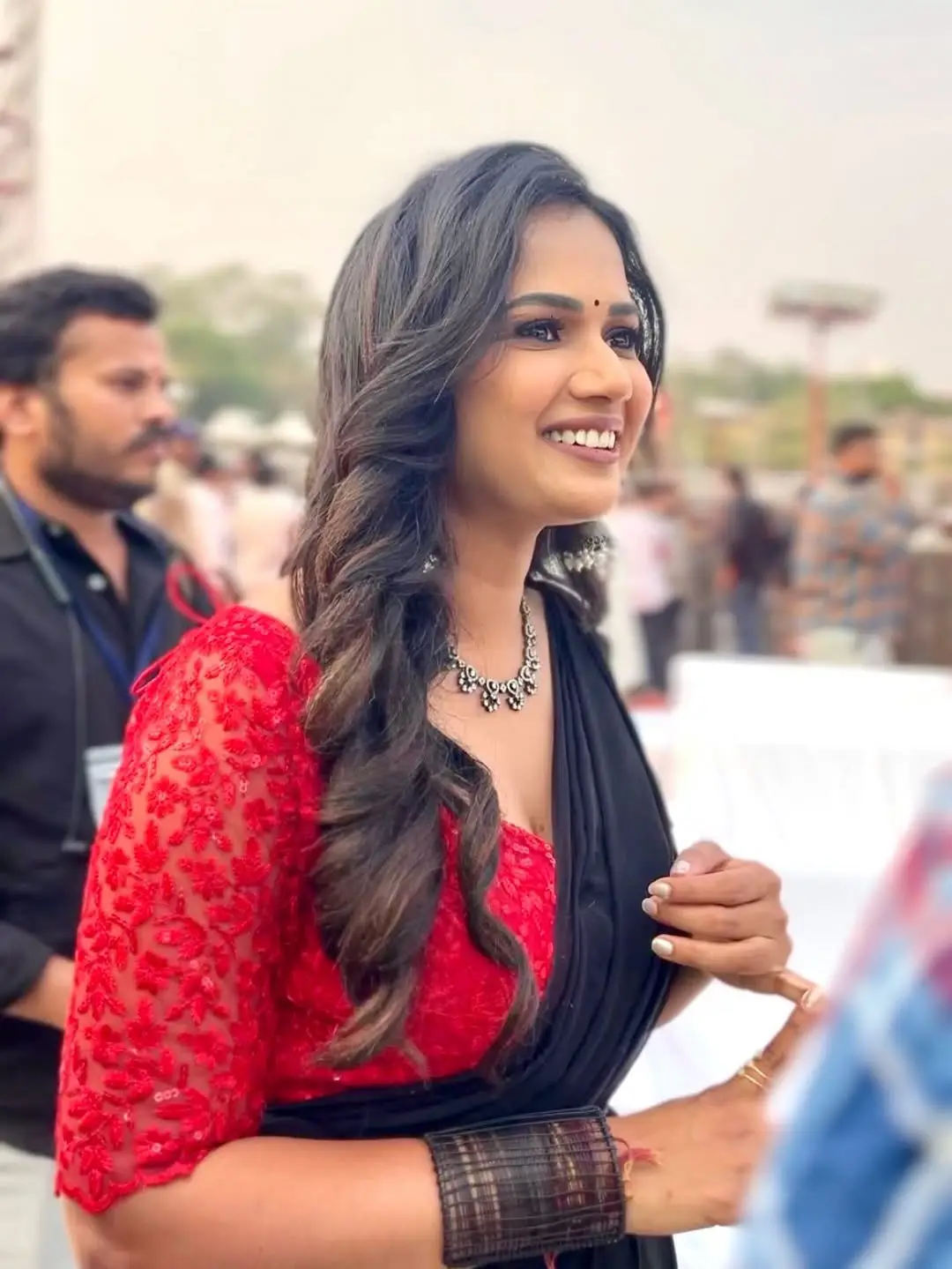 Ariyana Glory at the Ustaad Bhagat Singh event.