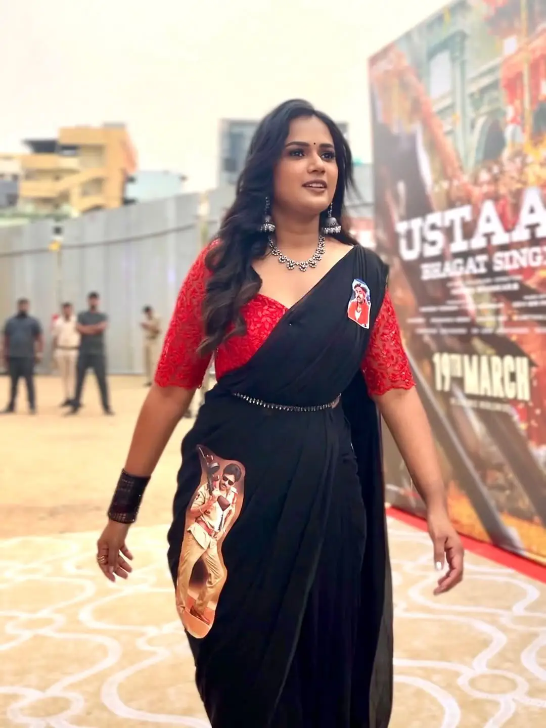 Ariyana Glory at the Ustaad Bhagat Singh event.