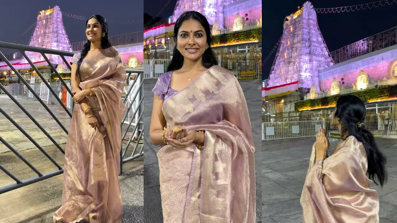 Bigg Boss Beauty Divi in Tirumala