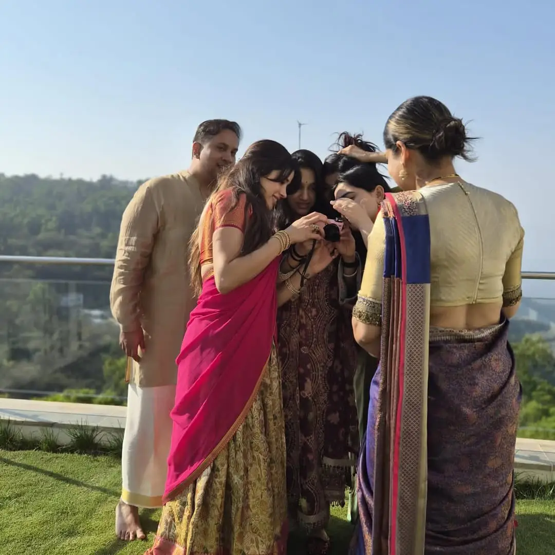 Bollywood beauty Janhvi Kapoor in Tirumala