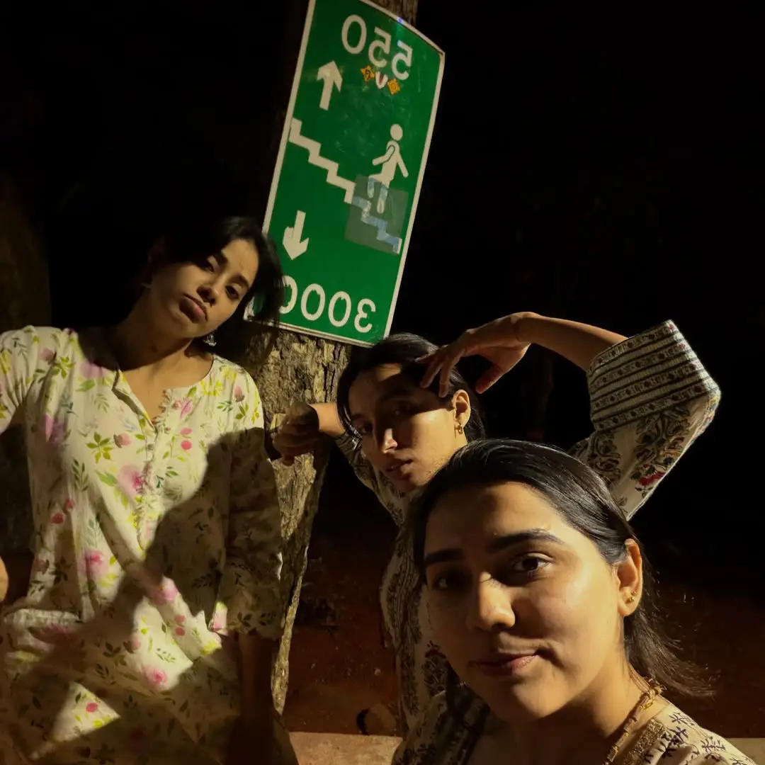 Bollywood beauty Janhvi Kapoor in Tirumala