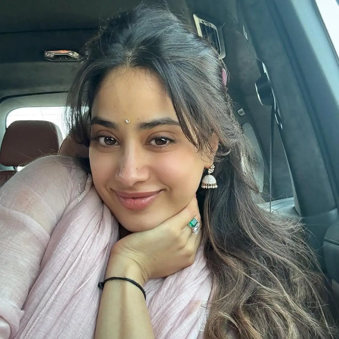 Bollywood beauty Janhvi Kapoor in Tirumala