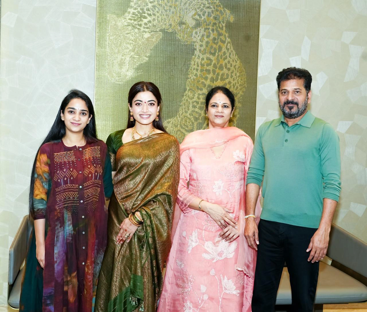 Rashmika Invited CM Revanth Reddy and Family for Reception