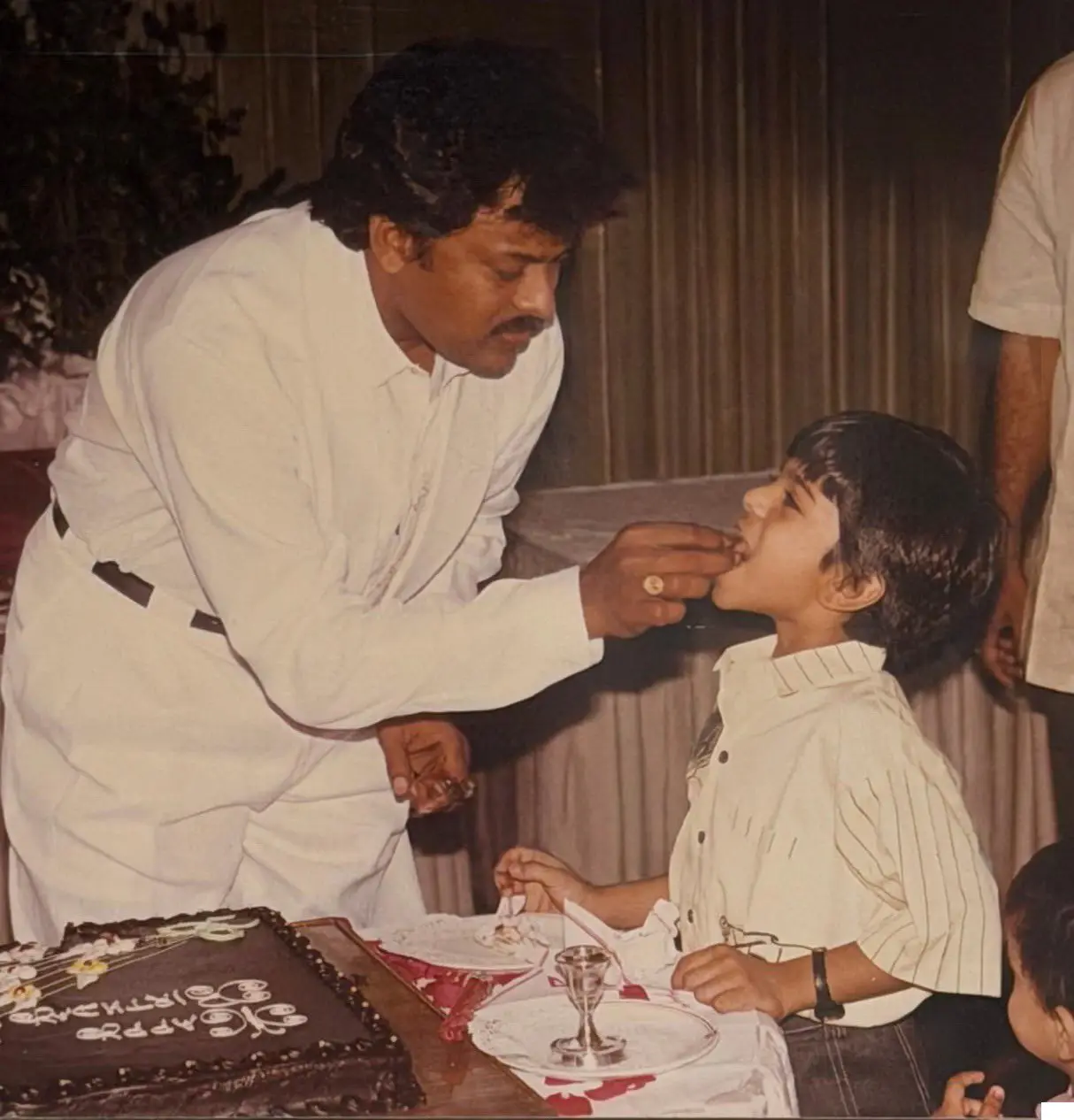Chiranjeevi shares special photos for son Ram Charan birthday