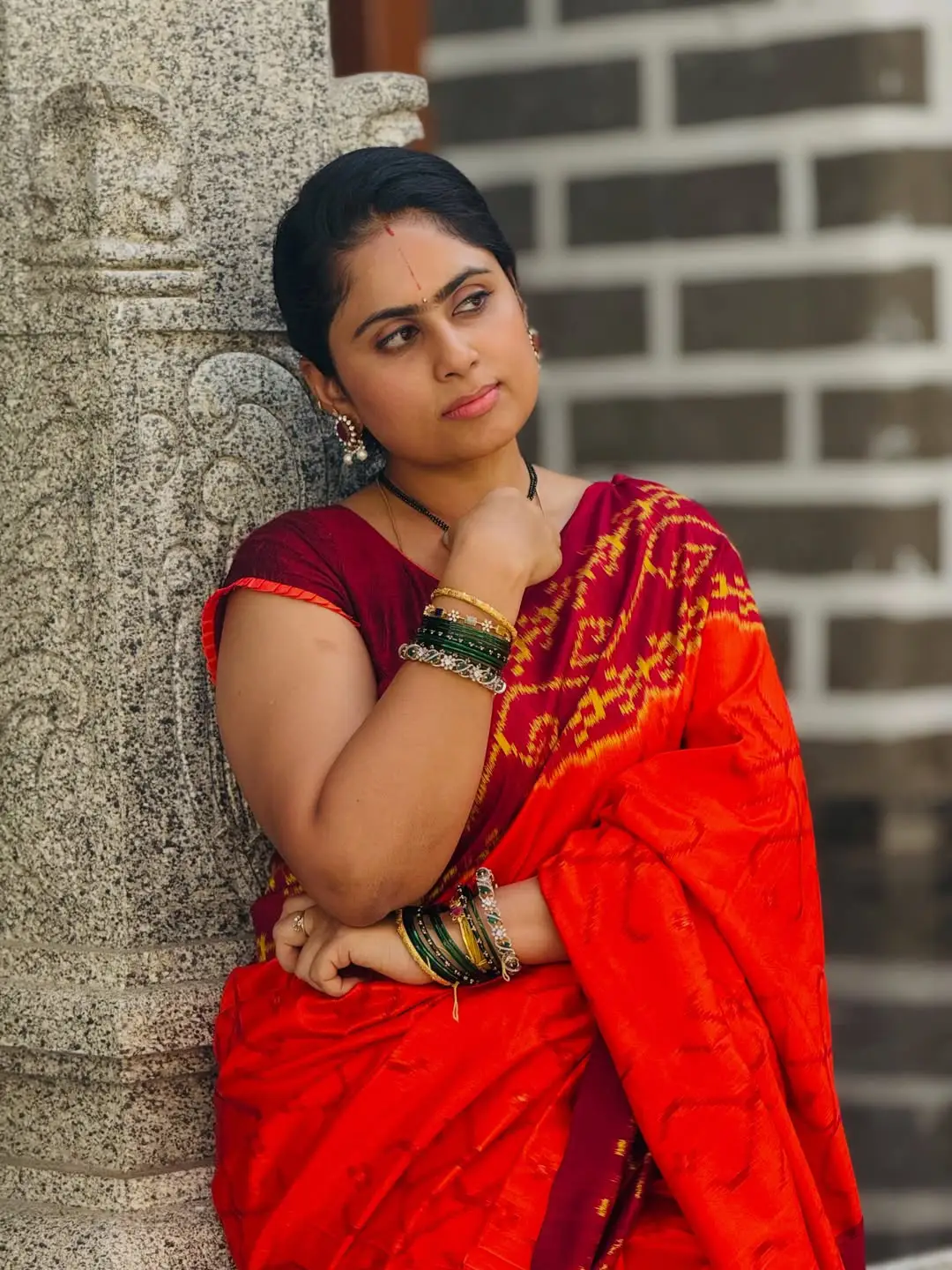 Dil Raju Wife Tejaswini Devotional Photos