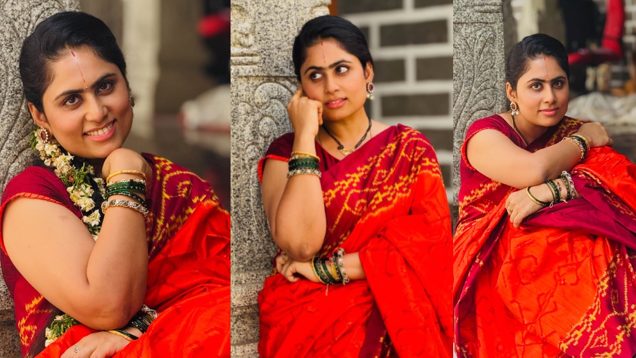 Tejaswini : డివోష‌న‌ల్ లుక్‌లో దిల్ రాజు భార్య తేజ‌స్విని..