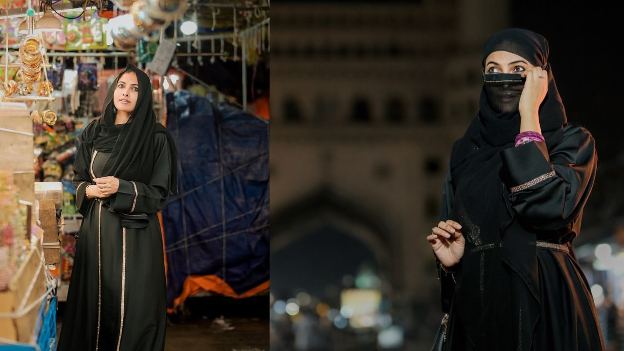 Divi : రంజాన్ స్పెషల్.. చార్మినార్ వద్ద బురఖాలో దివి ఫొటోలు..