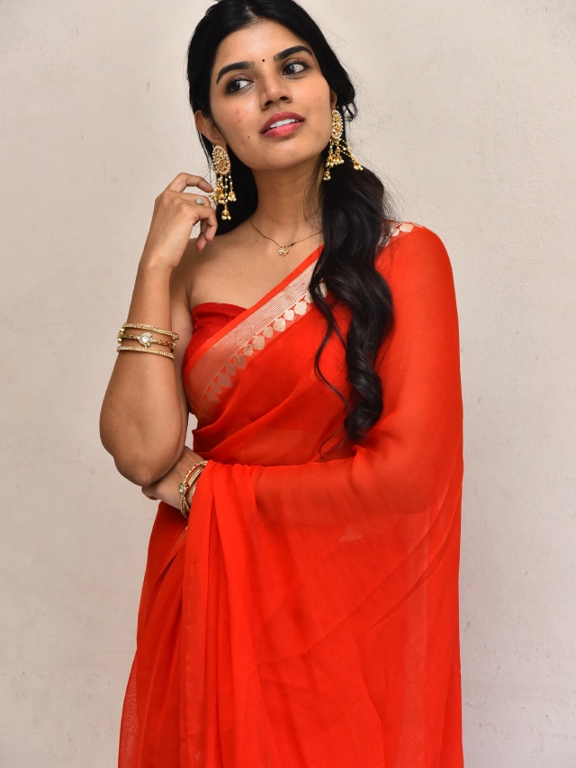 Gayathri Ramanaa Cute Photos in Saree