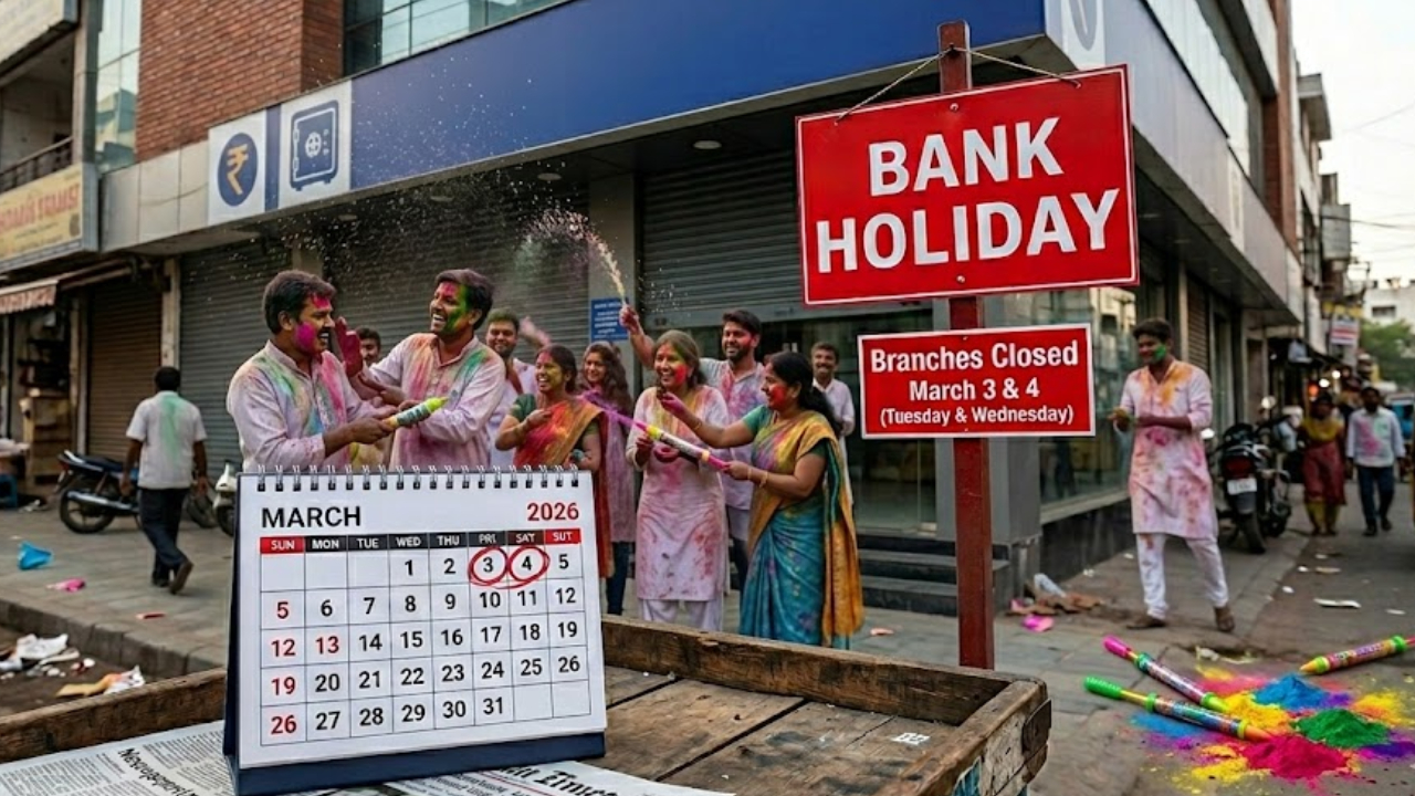 Holi BanK Holiday : హోలీ ఎప్పుడు? మార్చి 3, 4 తేదీనా? బ్యాంకులకు ఈ తేదీల్లో హాలీడే ఉంటుందా? బ్యాంకు సెలవుల ఫుల్ లిస్ట్!