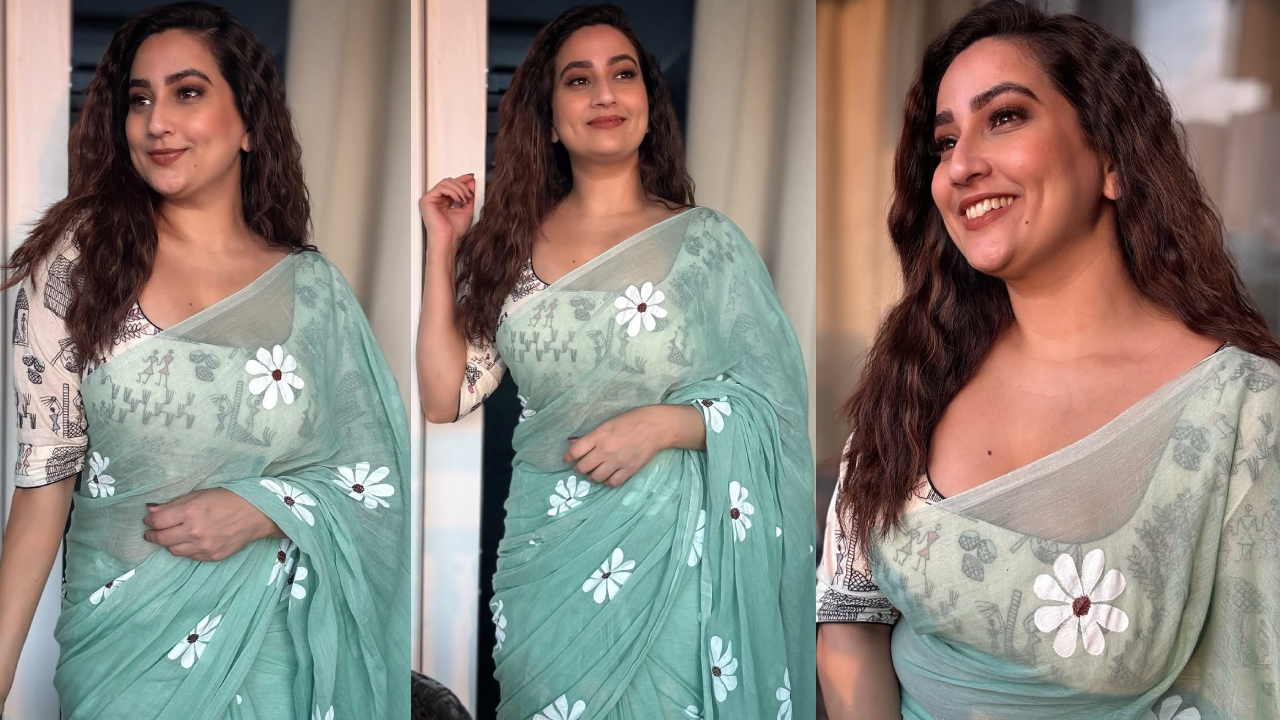 Manjusha: చీరలో యాంకరమ్మ సింగారం.. స్టన్నింగ్ లుక్ కెవ్వు కేక.. ఫొటోలు