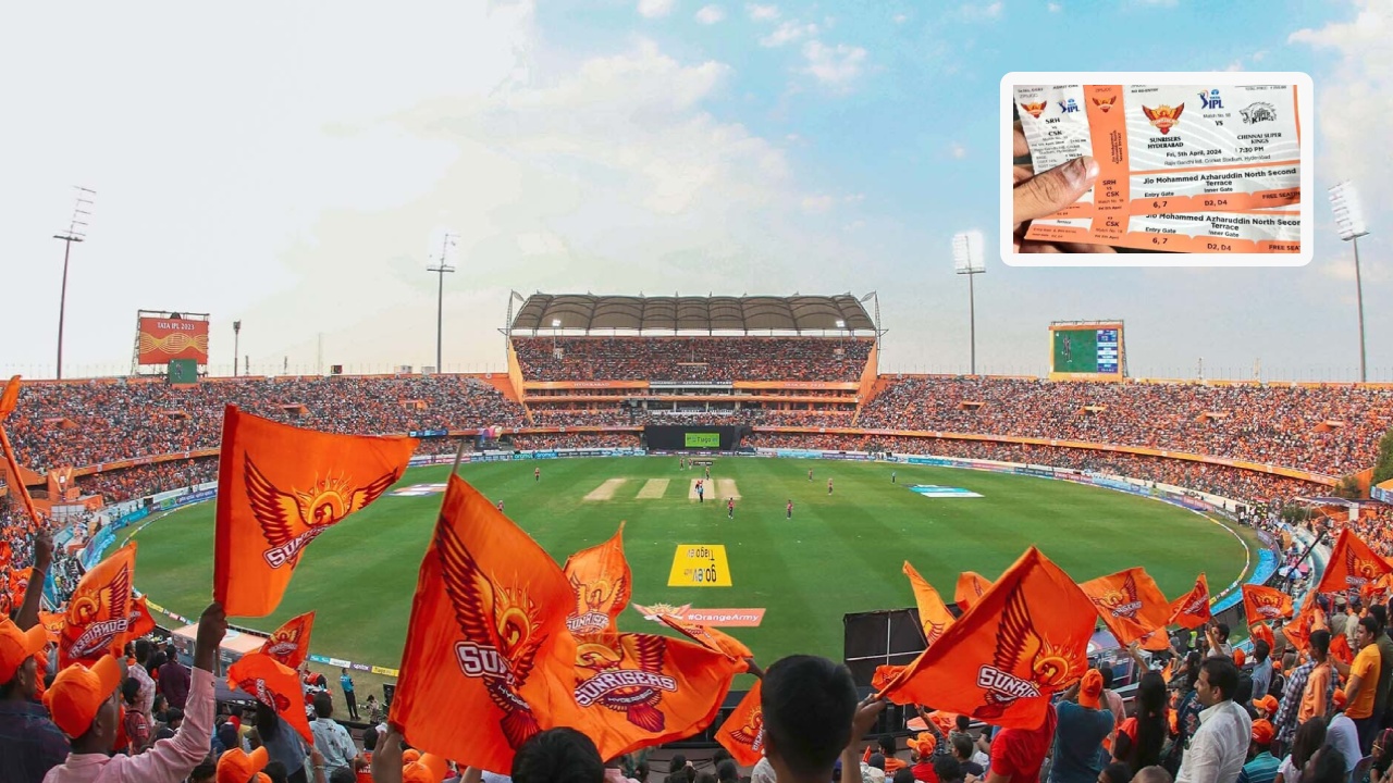 SRH : ఉప్ప‌ల్‌లో స‌న్‌రైజ‌ర్స్ మ్యాచ్‌.. ఈ రోజు సాయంత్రం 5 గంట‌ల నుంచే టికెట్ల బుకింగ్‌.. ఎక్క‌డ కొనుగోలు చేయాలంటే?