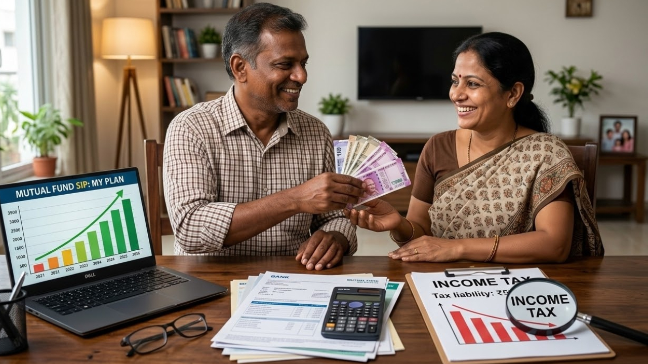 Income Tax Rules : ఇన్‌కమ్ టాక్స్ రూల్స్.. భర్త డబ్బులను భార్య SIPలో ఇన్వెస్ట్ చేస్తే.. వచ్చే రాబడిపై టాక్స్ ఎవరు కట్టాలి? ITRలో చూపించాలా?
