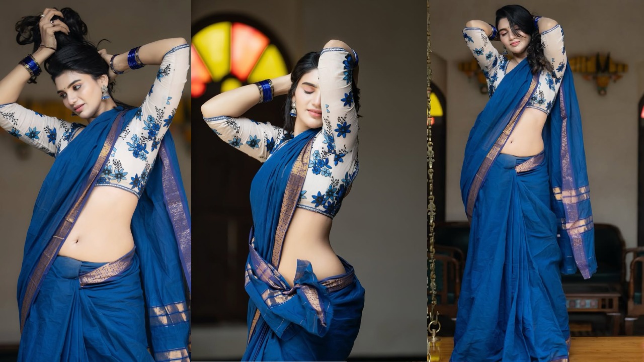 Jabardasth Varsha : చీరకట్టులో జబర్దస్త్ వర్ష.. నాభి అందాలు చూపిస్తూ.. ఫొటోలు వైరల్..