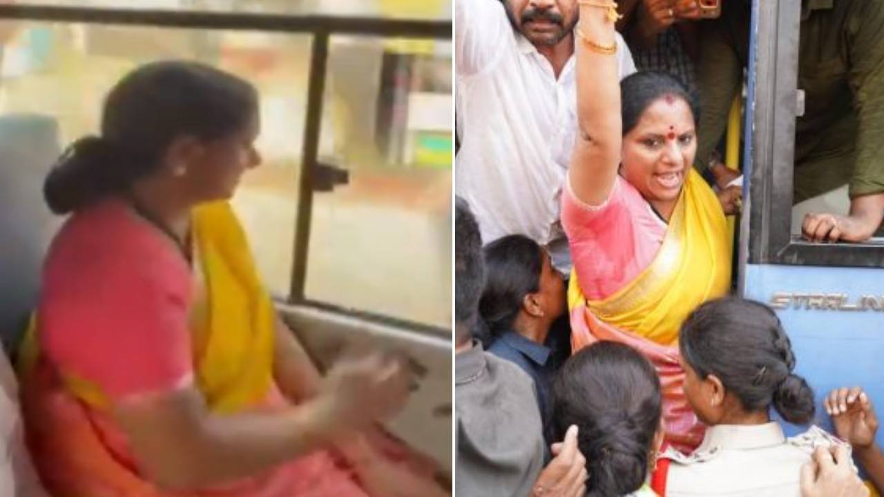 Kavitha Arrest : ఖమ్మంలో ఉధ్రిక్తత.. తెలంగాణ జాగృతి అధ్యక్షులు కవిత అరెస్ట్..