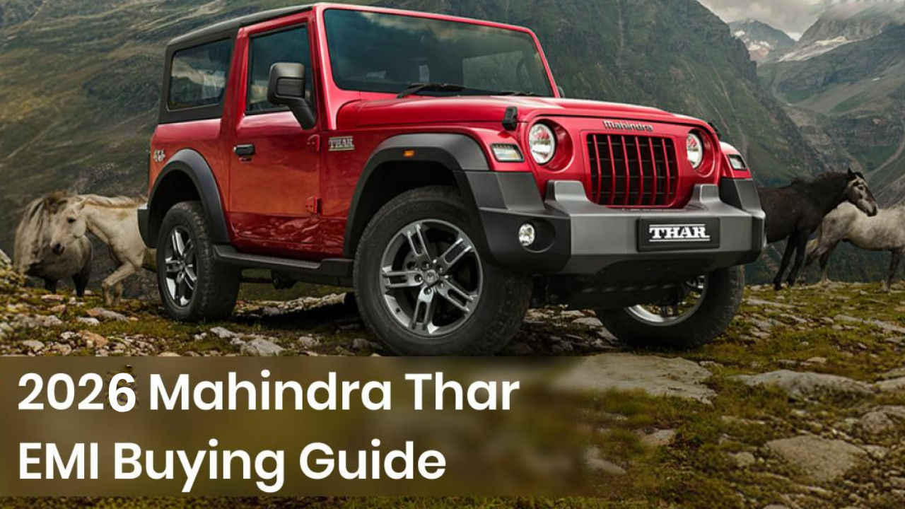 Mahindra Thar EMI : మిడిల్ క్లాసు మహీంద్రా థార్.. రూ. లక్ష డౌన్‌పేమెంట్‌ కట్టి ఇంటికి తెచ్చుకోండి.. నెలకు EMI ఎంతంటే?