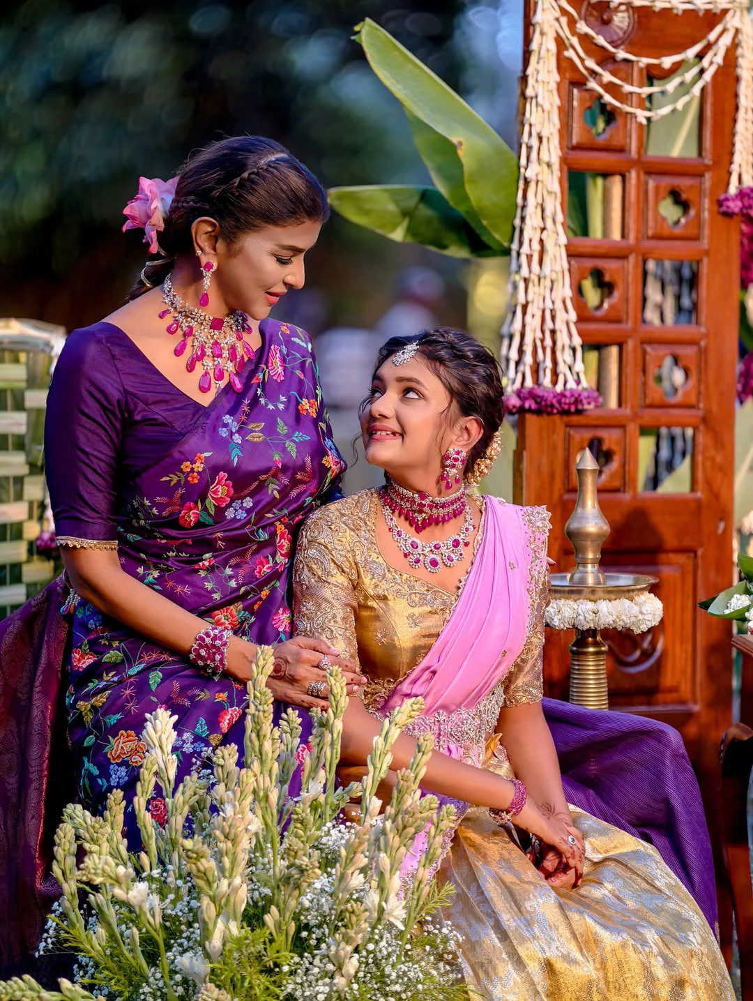 Manchu Lakshmi with her Daughter Vidya Nirvana Cute Photos