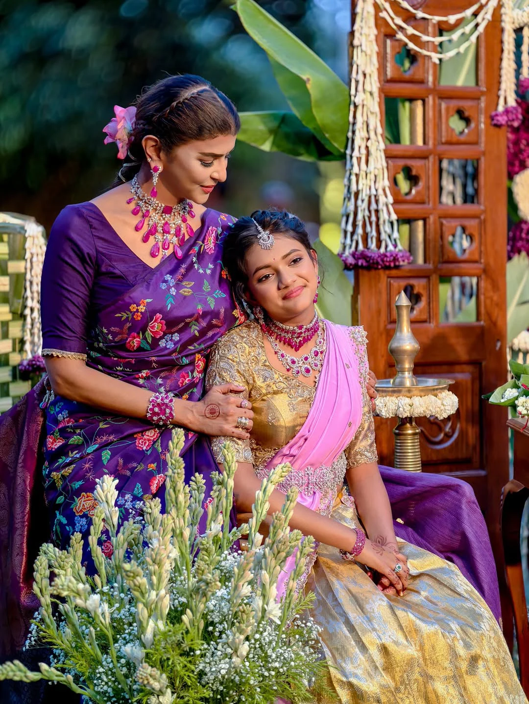 Manchu Lakshmi with her Daughter Vidya Nirvana Cute Photos