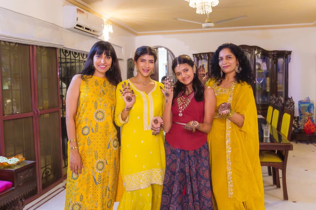 Manchu Lakshmi with her Daughter Vidya Nirvana Cute Photos