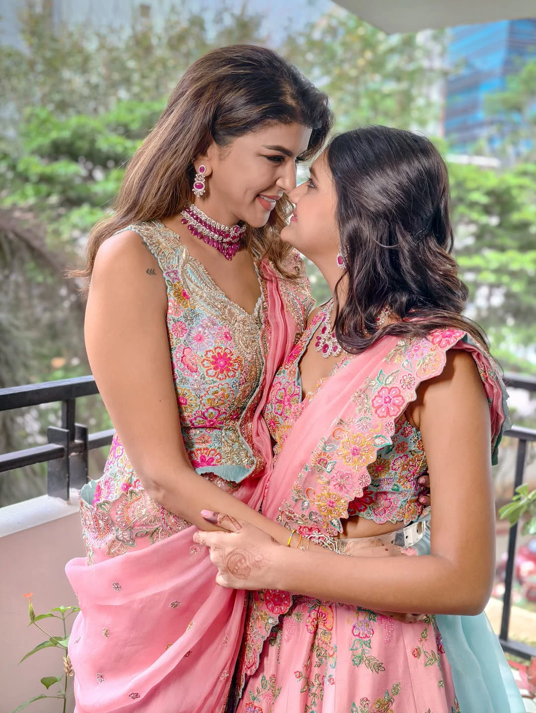 Manchu Lakshmi with her Daughter Vidya Nirvana Cute Photos