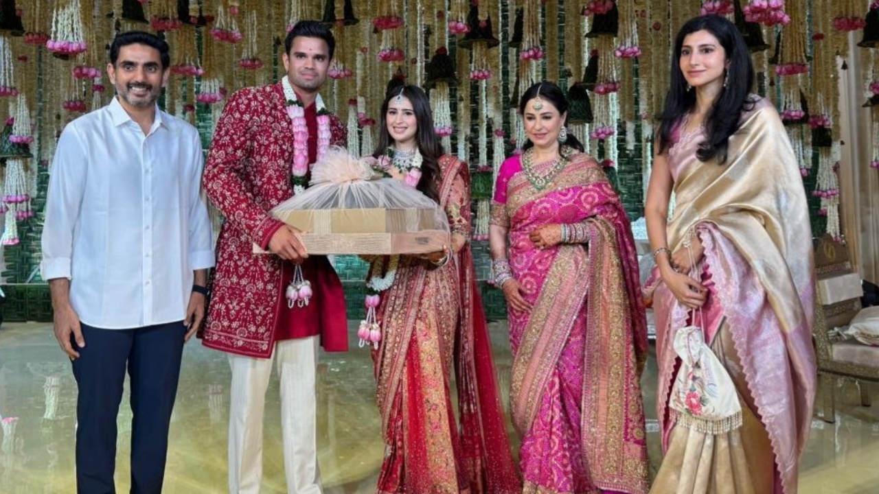 Arjun Tendulkar wedding : అర్జున్ టెండూల్క‌ర్ పెళ్లిలో నారా లోకేష్ దంప‌తులు..