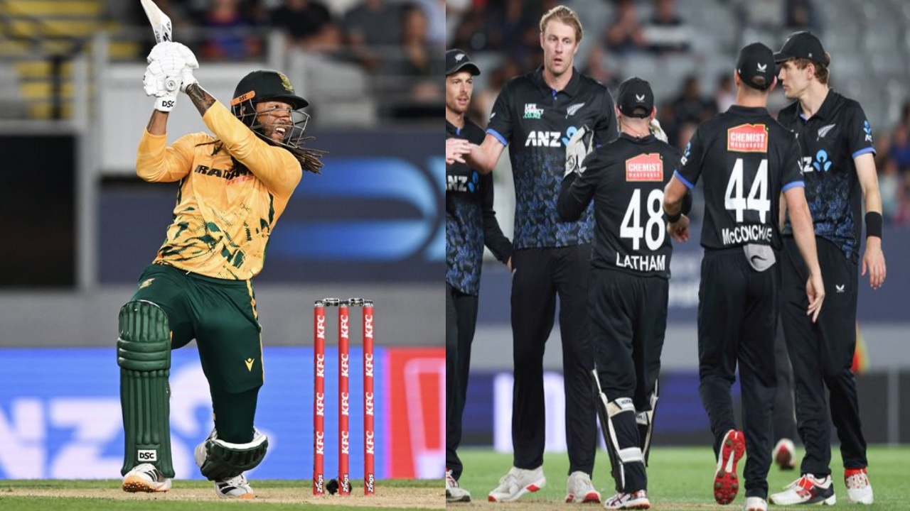 NZ vs SA : కివీస్ బౌల‌ర్ల ధాటికి కుదేలైన స‌ఫారీ బ్యాట‌ర్లు.. న్యూజిలాండ్ ముందు స్వ‌ల్ప ల‌క్ష్యం