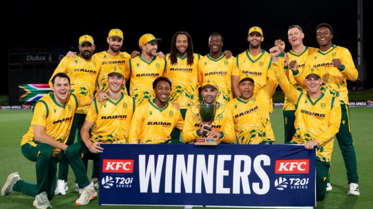 NZ vs SA : న్యూజిలాండ్‌కు భారీ షాక్‌.. ద‌క్షిణాఫ్రికాదే టీ20 సిరీస్‌.. ఐదో టీ20లో కివీస్ పై సౌతాఫ్రికా ఘ‌న విజ‌యం