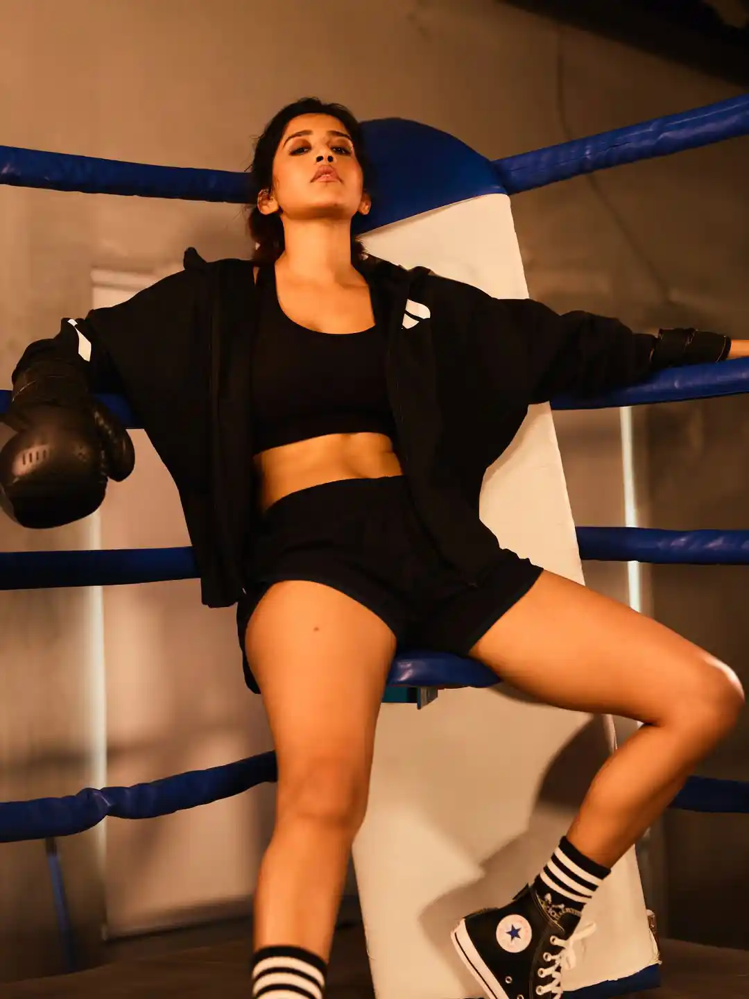 Nabha Natesh Smashing Looks in Boxing Ring