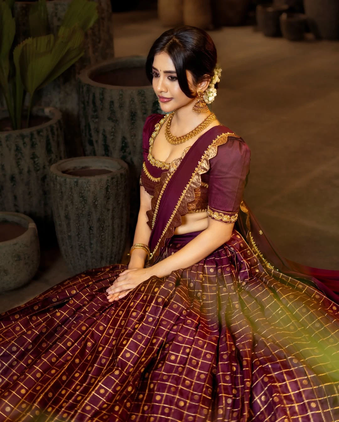 Nabha Natesh Traditional Looks on Ugadi