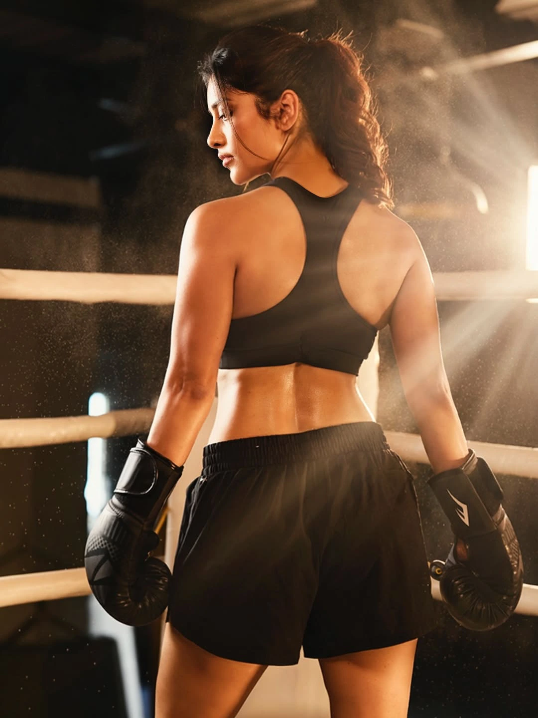 Nabha Natesh Smashing Looks in Boxing Ring