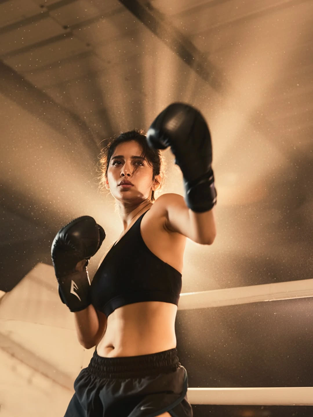 Nabha Natesh Smashing Looks in Boxing Ring