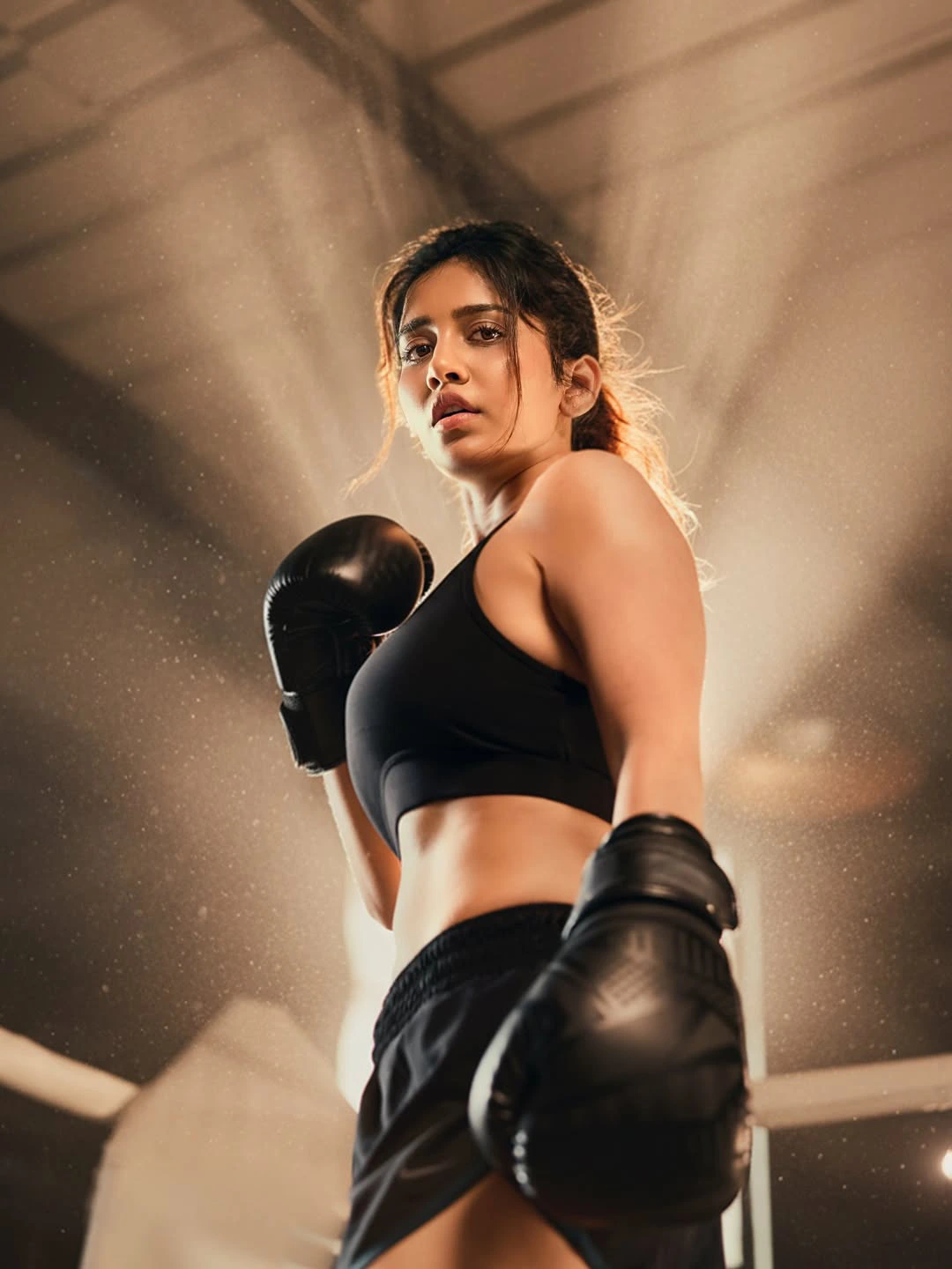 Nabha Natesh Smashing Looks in Boxing Ring