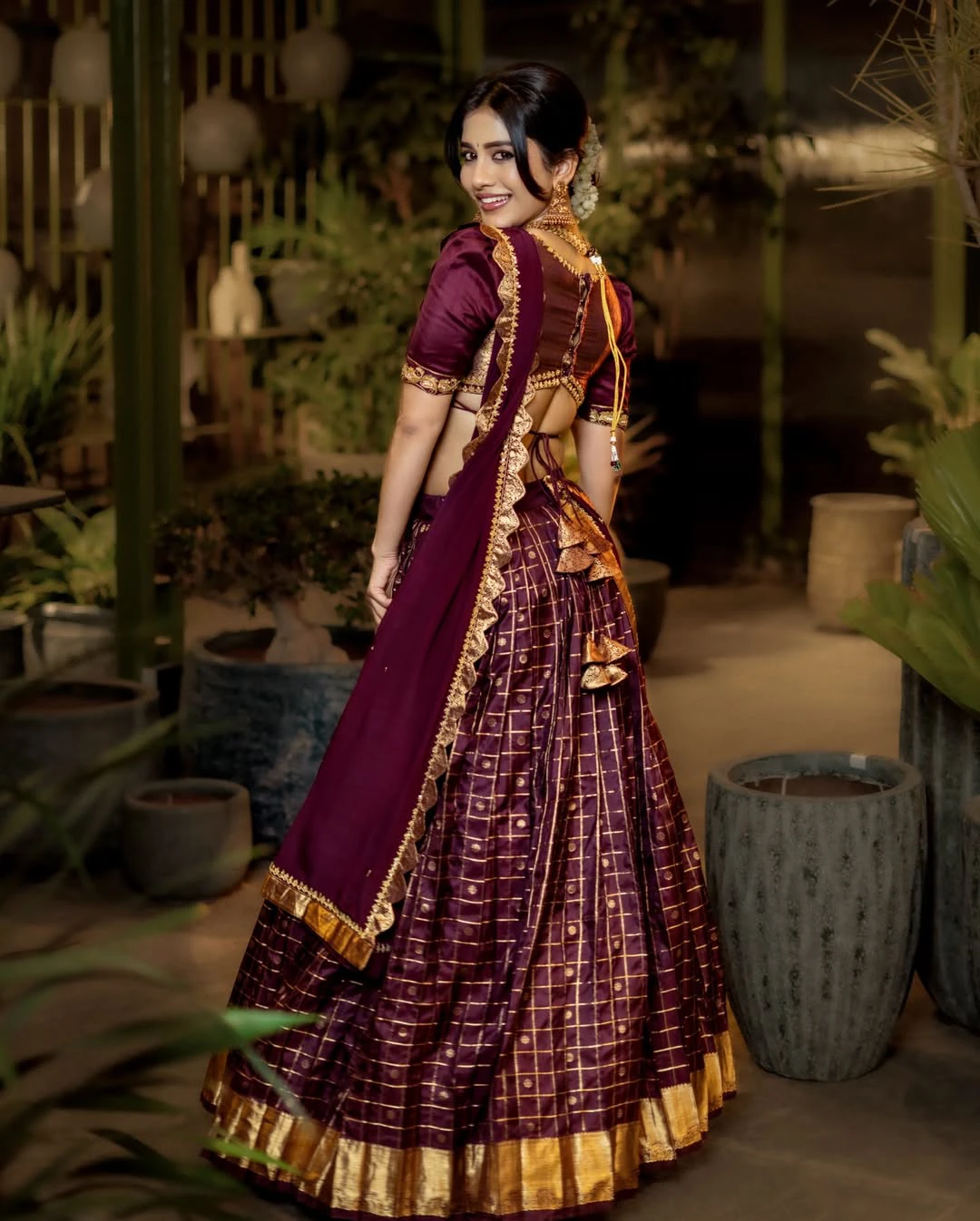Nabha Natesh Traditional Looks on Ugadi