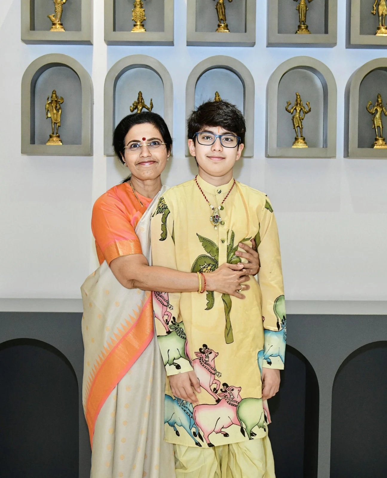 Nara Devansh Birthday CM Chandrababu Family Visits Tirumala Temple Photos