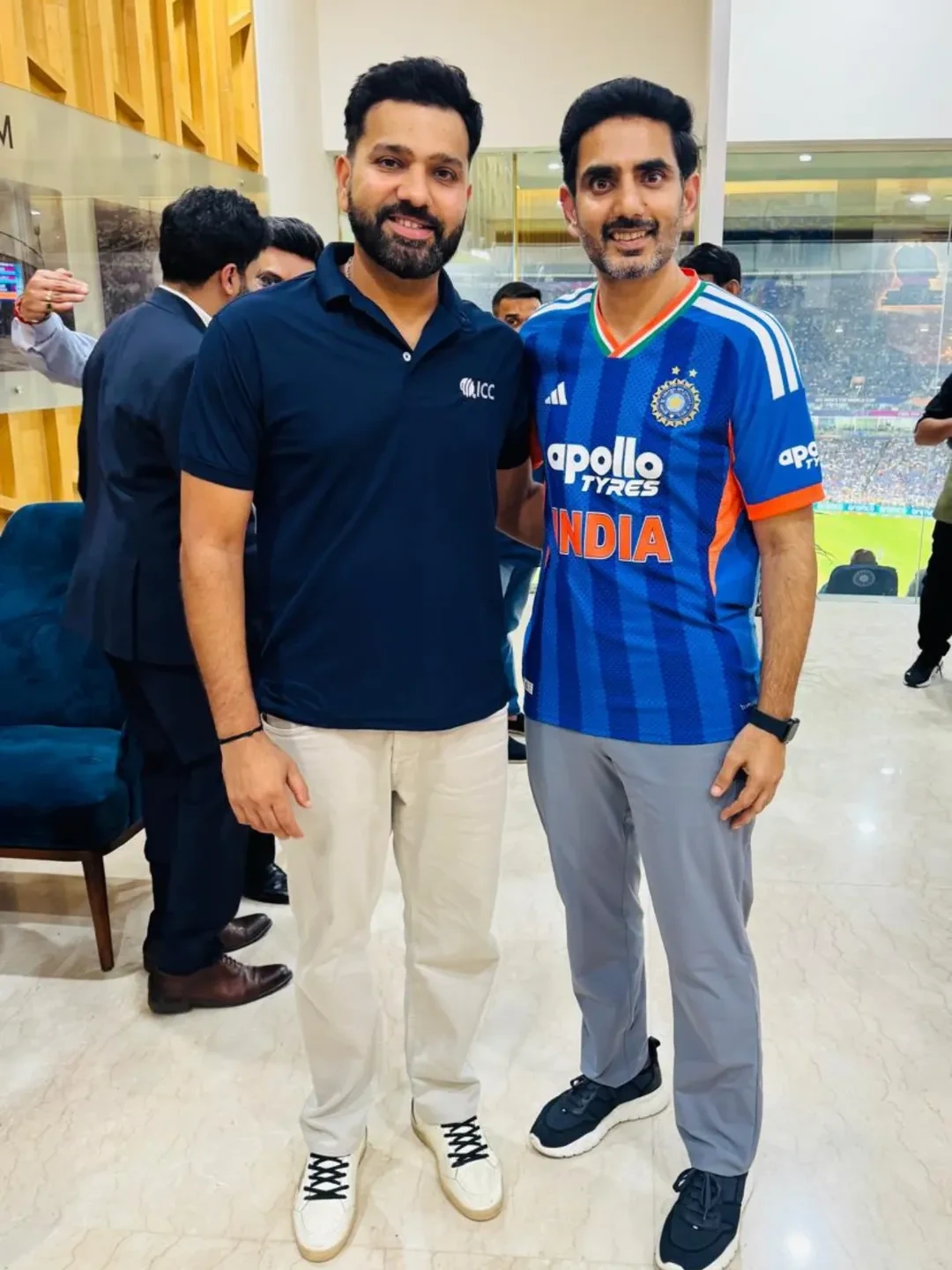 Nara Lokesh Enjoyed in T20 World Cup Final Match