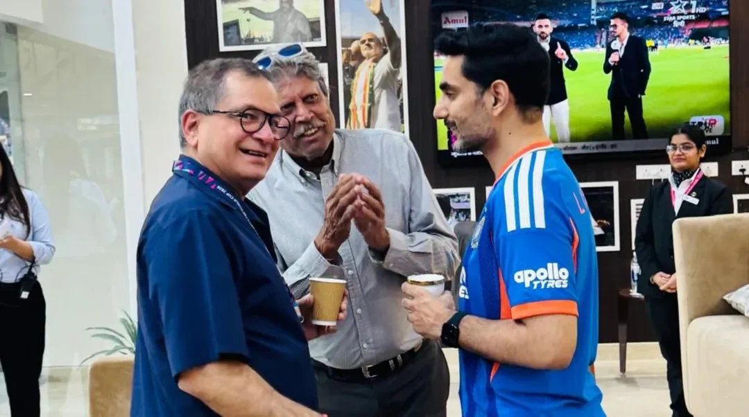 Nara Lokesh Enjoyed in T20 World Cup Final Match