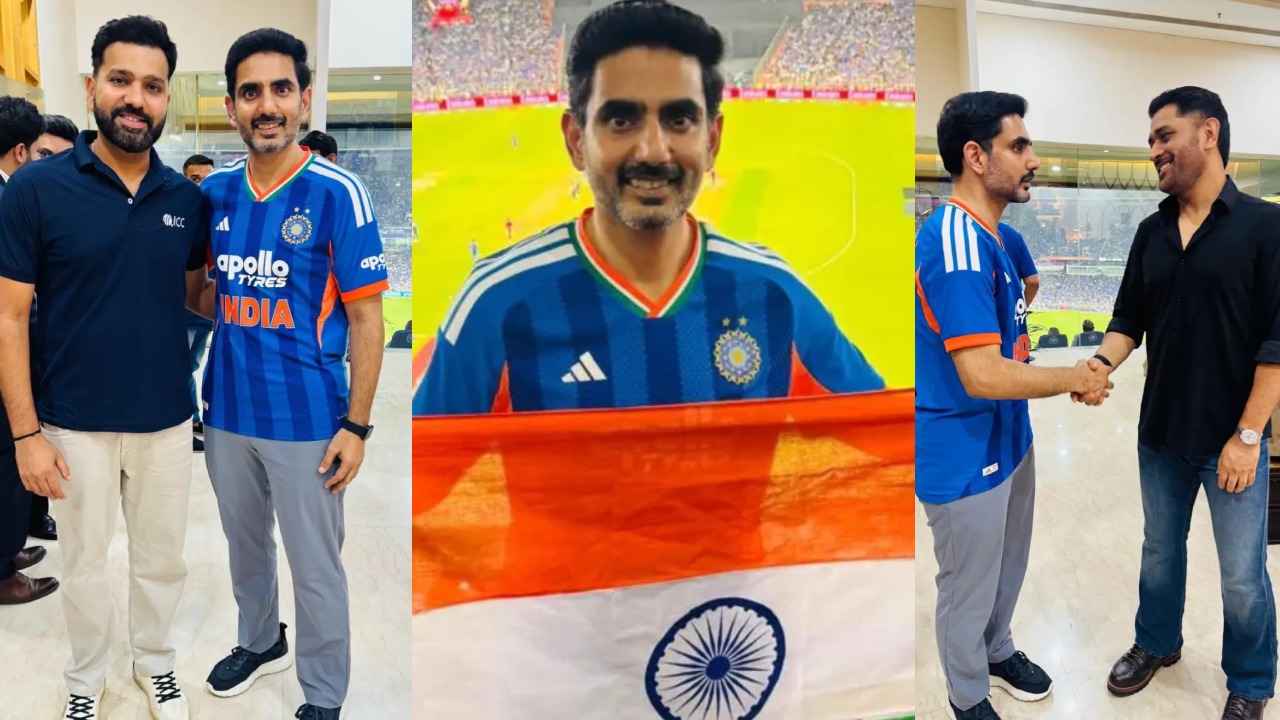 Nara Lokesh : ఫైనల్ మ్యాచ్.. అహ్మదాబాద్ స్టేడియంలో సెలబ్రిటీలతో నారా లోకేష్.. ఫొటోలు..