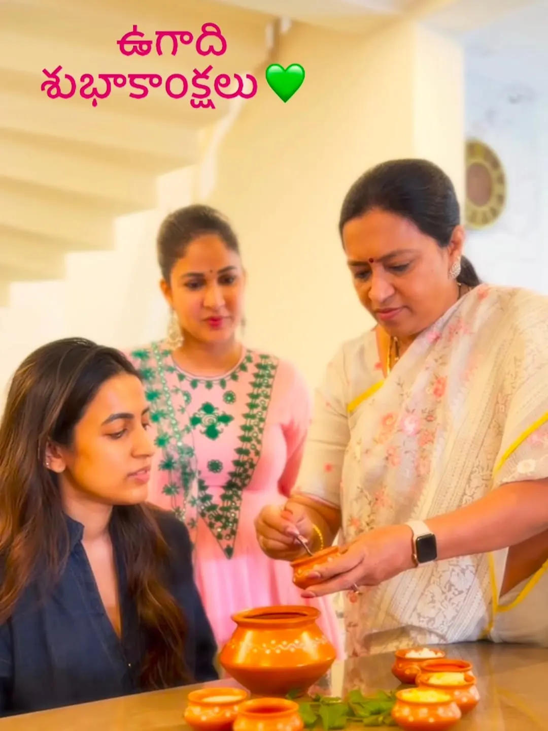 Niharika Konidela Celebrates Ugadi with Lavanya Tripathi