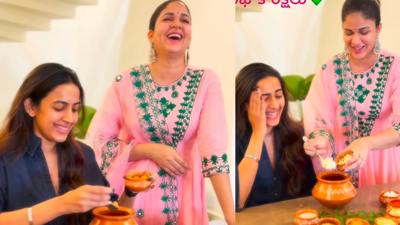 Niharika Konidela : వదిన లావణ్య త్రిపాఠితో నిహారిక ఉగాది సెలబ్రేషన్స్.. క్యూట్ ఫొటోలు వైరల్..