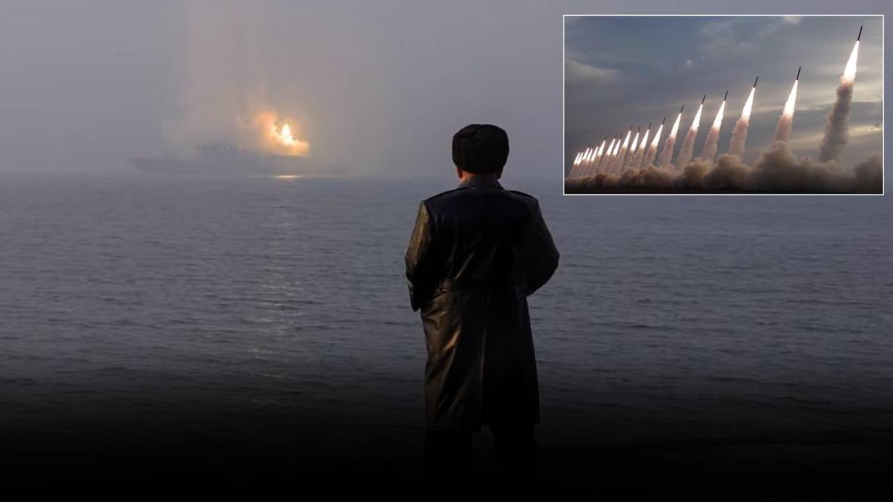 North Korea : రంగంలోకి కిమ్.. బిగినింగ్‌లోనే 10 మిసైళ్లతో ఎటాక్..