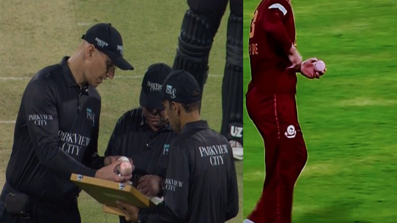 PSL 2026 : నాసిర‌కంగా హైద‌రాబాద్ జెర్సీ.. మ్యాచ్ మ‌ధ్య‌లో తెలుపు బంతి కాస్త గులాబి రంగులోకి.. దుమ్మెత్తిపోస్తున్న నెటిజ‌న్లు..