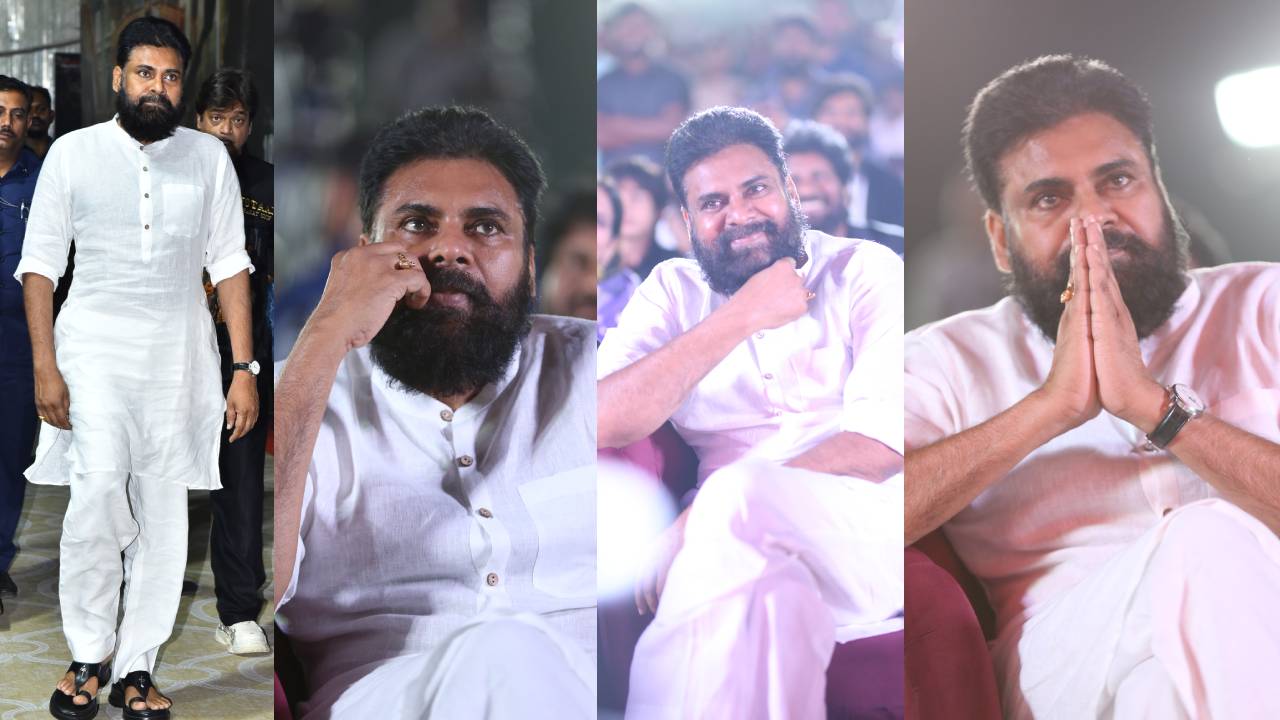 Pawan Kalyan : ఉస్తాద్ భగత్ సింగ్ ప్రీ రిలీజ్ ఈవెంట్.. పవన్ కళ్యాణ్ పవర్ ఫుల్ ఫొటోలు..