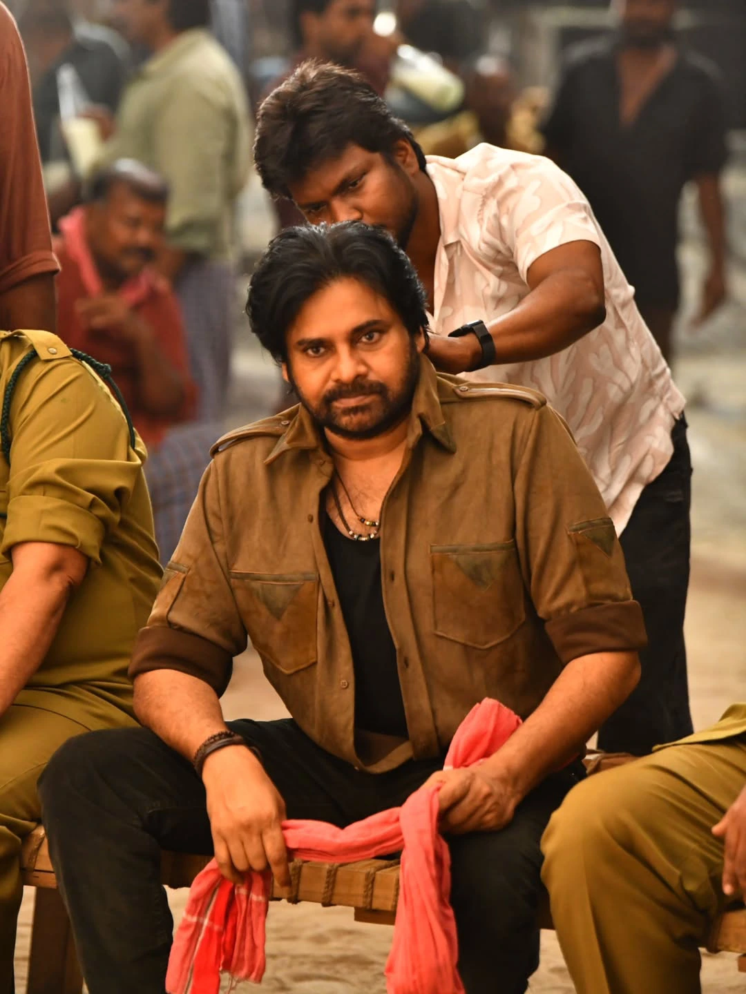 Ustaad Bhagat Singh Pawan Kalyan Working Stills