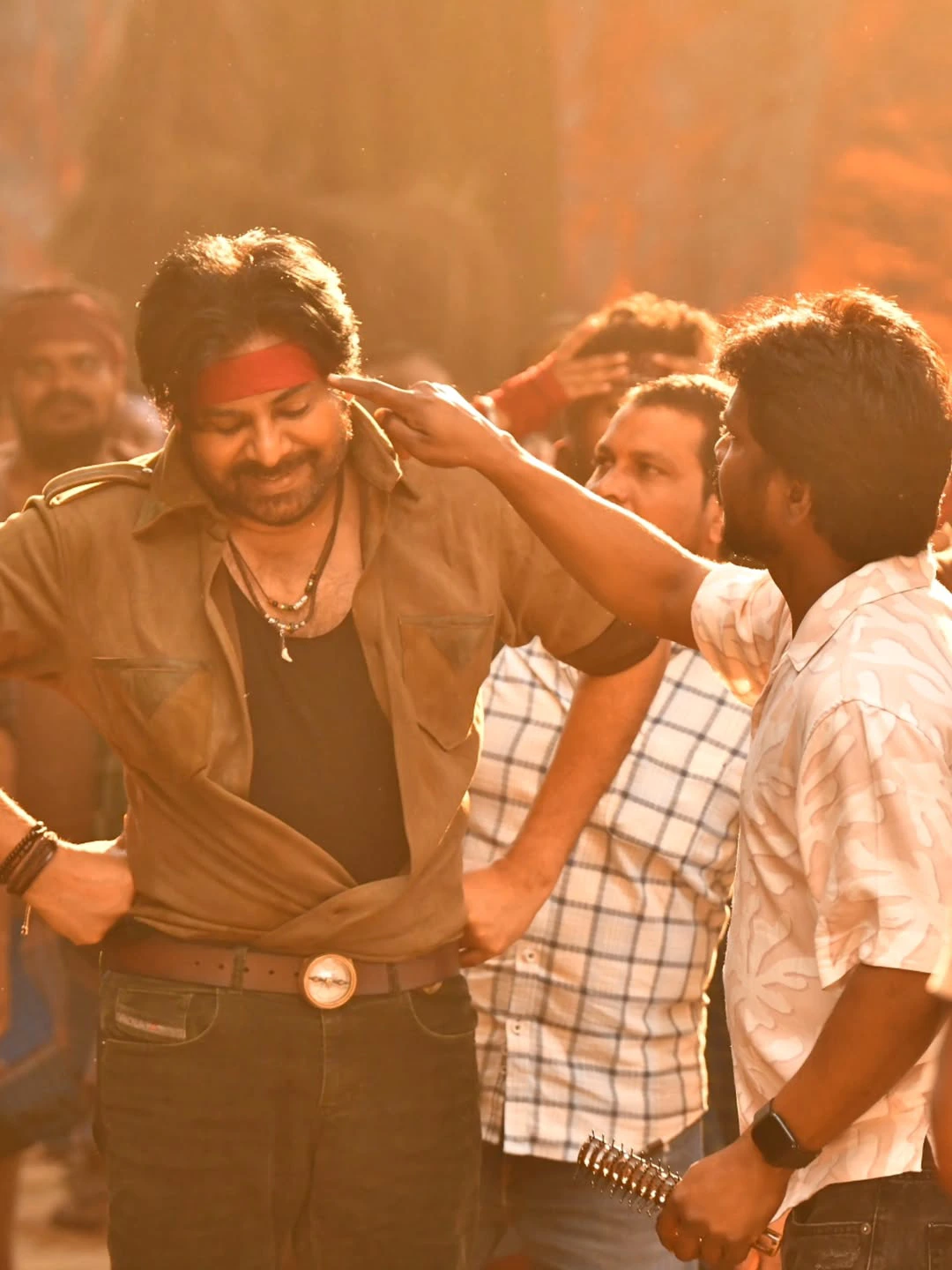 Ustaad Bhagat Singh Pawan Kalyan Working Stills
