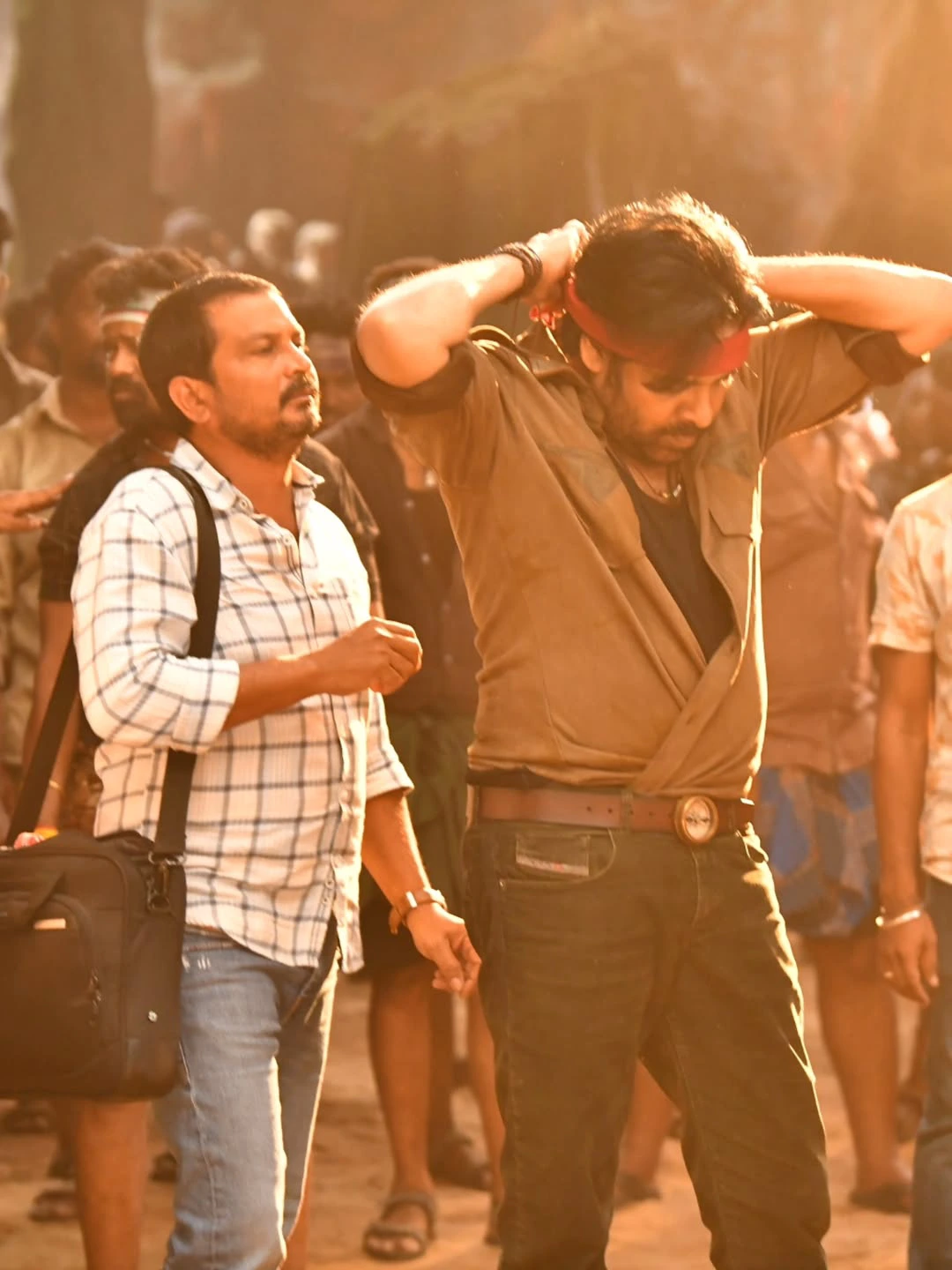 Ustaad Bhagat Singh Pawan Kalyan Working Stills