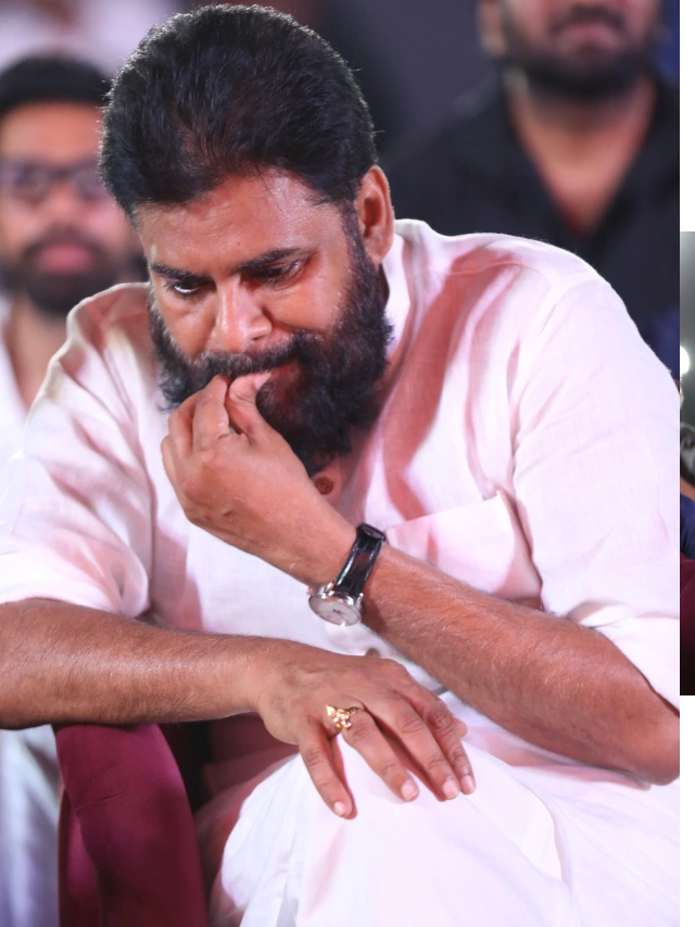Pawan Kalyan Powerful Looks in Ustaad Bhagat Singh Pre Release Event