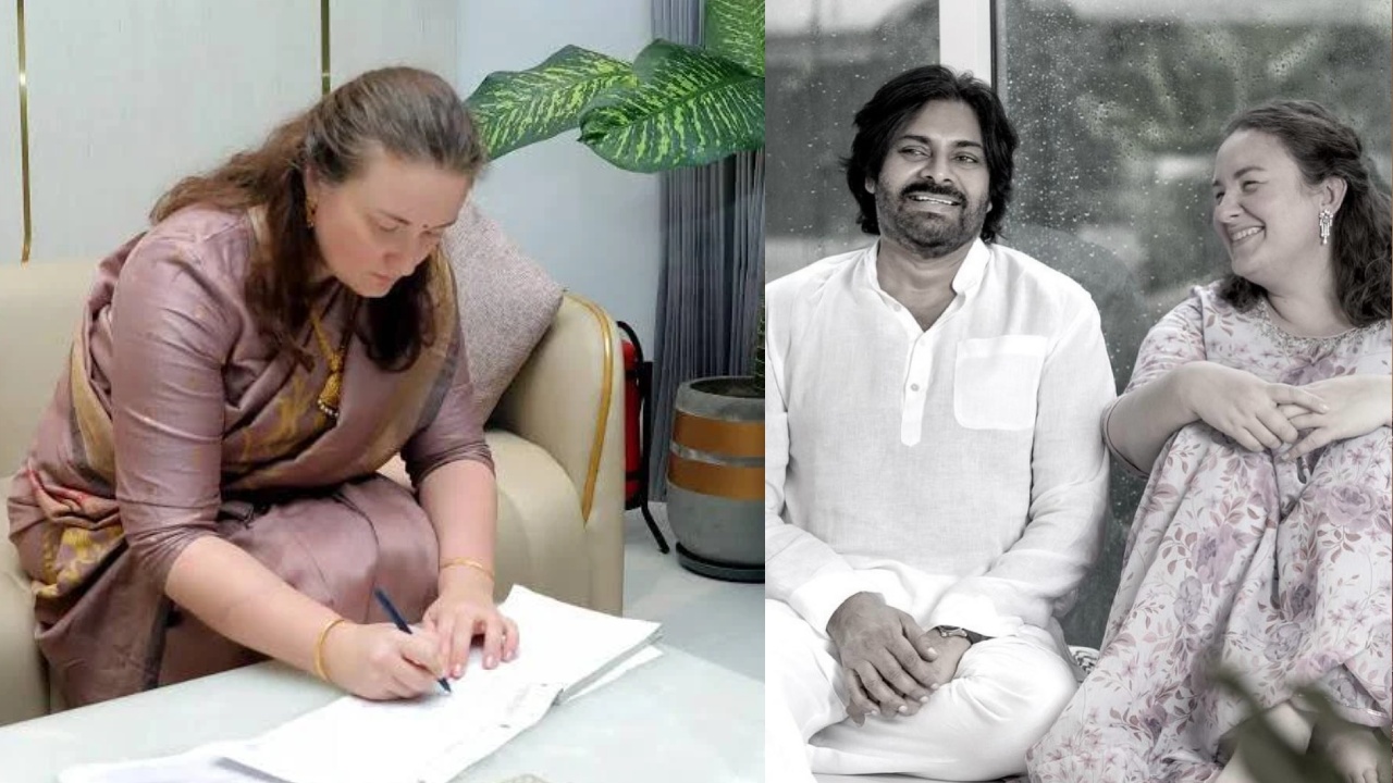 Anna Lezhneva : సోష‌ల్ మీడియాలోకి ఎంట్రీ ఇచ్చిన ప‌వ‌న్ భార్య అన్నా లెజినోవా.. క్యూట్ ఫోటో షేర్ చేసి..