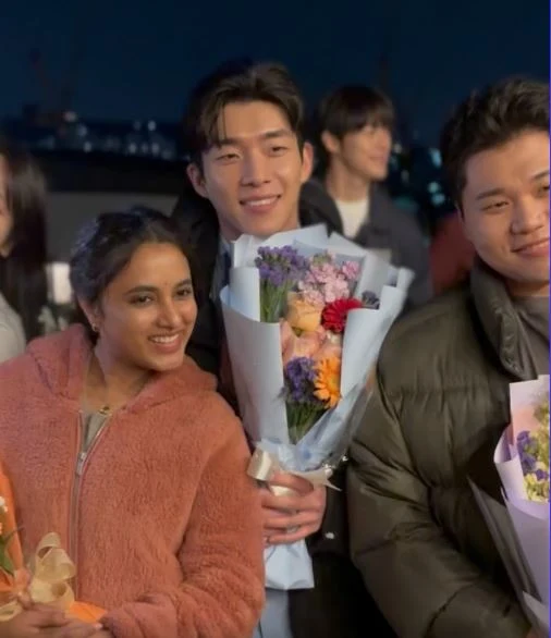 Priyanka Mohan Made In Korea Working Stills