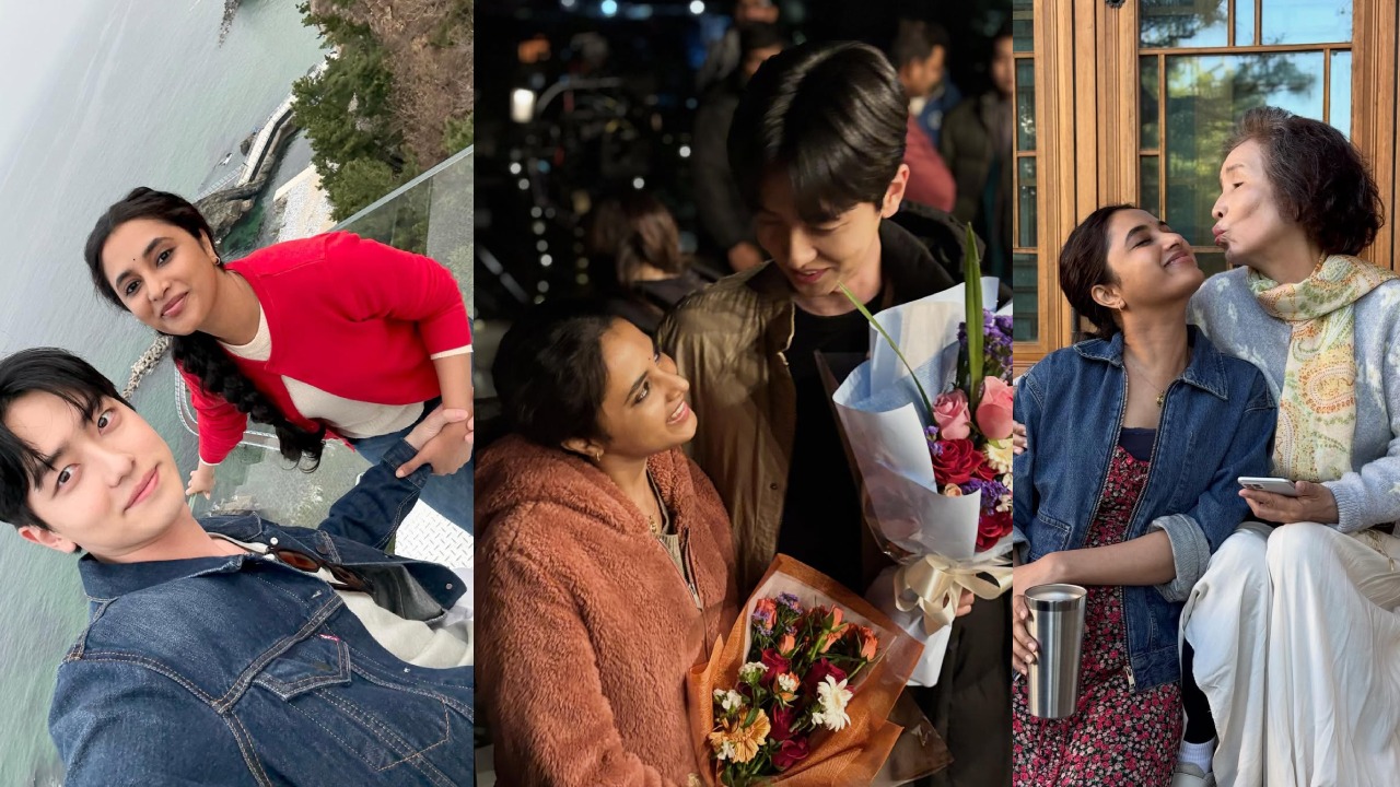 Priyanka Mohan Made In Korea Working Stills