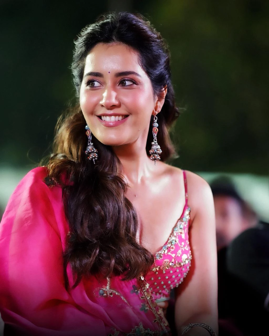 Raashii Khanna Stunning Looks in Ustaad Bhagat Singh Pre Release Event