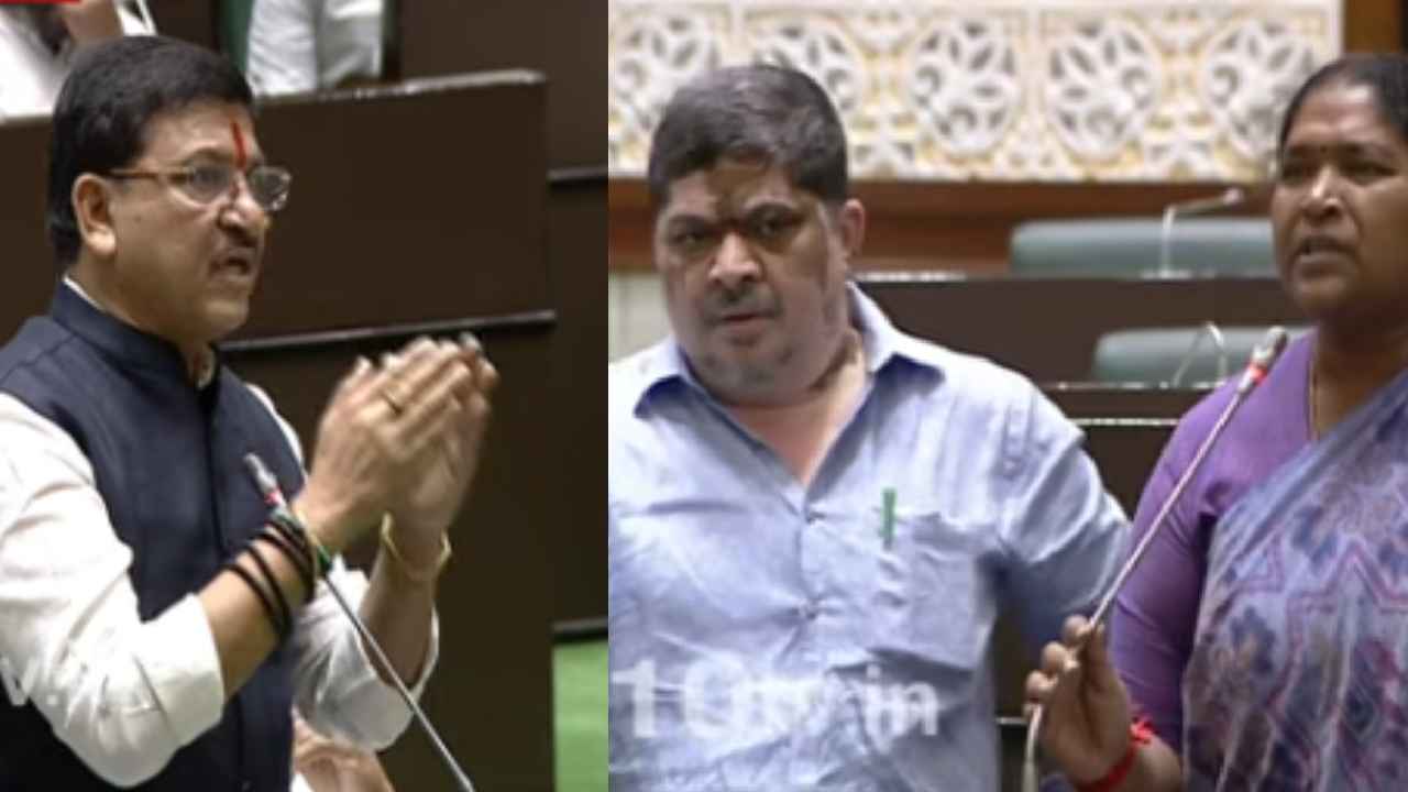 Telangana Assembly: అసెంబ్లీలో గందరగోళం.. బీజేపీ ఎమ్మెల్యే వ్యాఖ్యలతో చెలరేగిన దుమారం.. క్షమాపణ చెప్పాలని కాంగ్రెస్ డిమాండ్